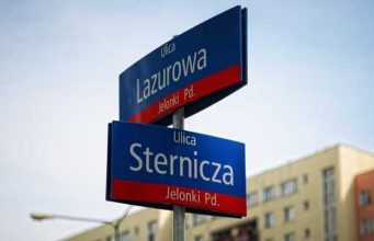 Ulice Lazurowa i Sternicza - tabliczki MSI