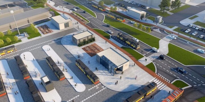 Metro Lazurowa - wizualizacja